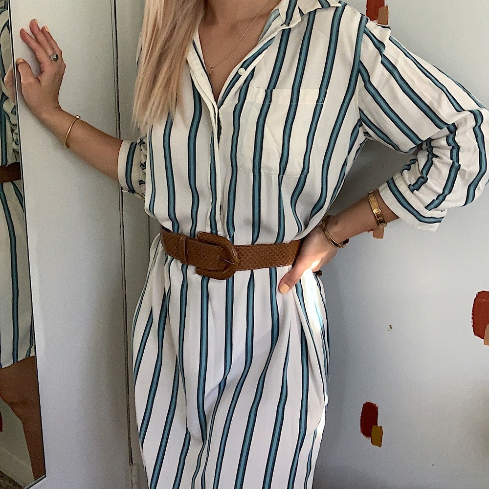 Loft Striped Dress - Picture 4 of 4